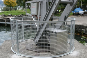 Automation Kran Bootsanlegestelle