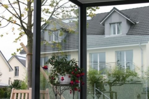 Glaswindfang für Eingangsbereich