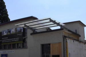 Polycarbonat-Welldach