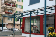 Vordächer für Ladenpassage